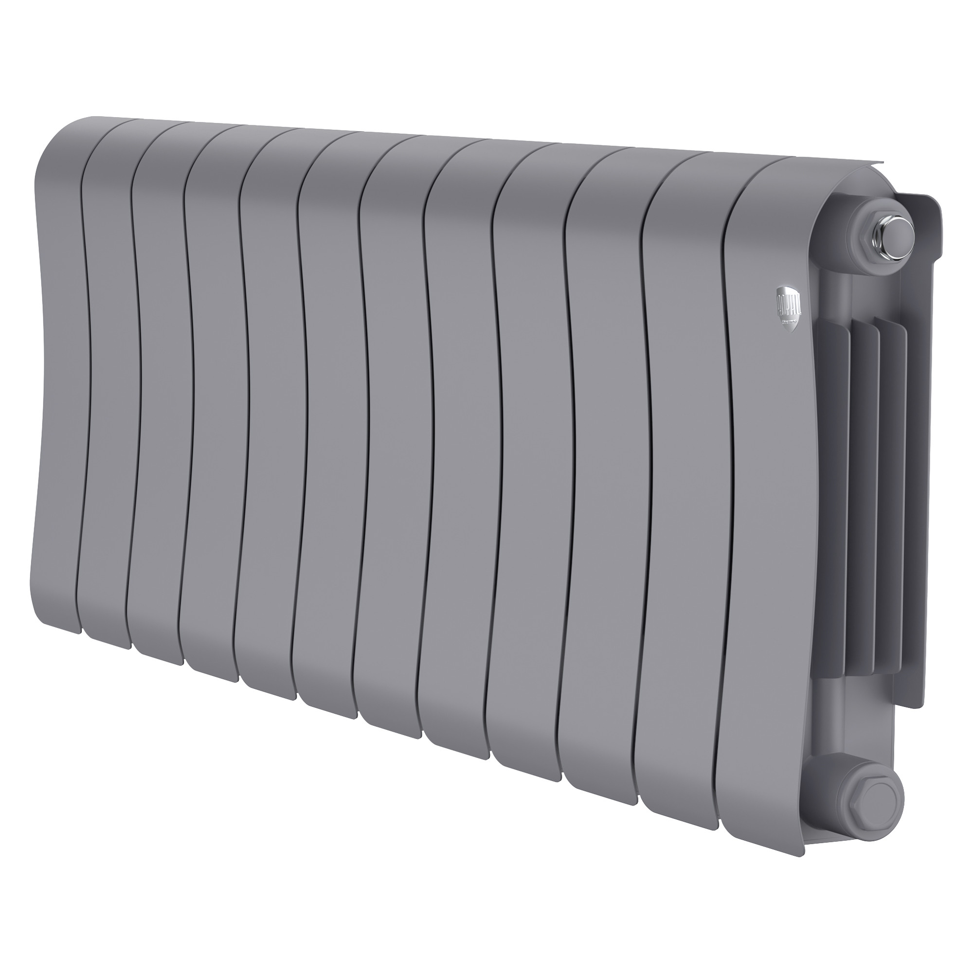 картинка Радиатор биметаллический Royal Thermo Infinity 300 Silver Satin 12 секции 