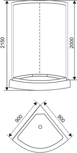 картинка Душевая кабина Arcus Style S-12 