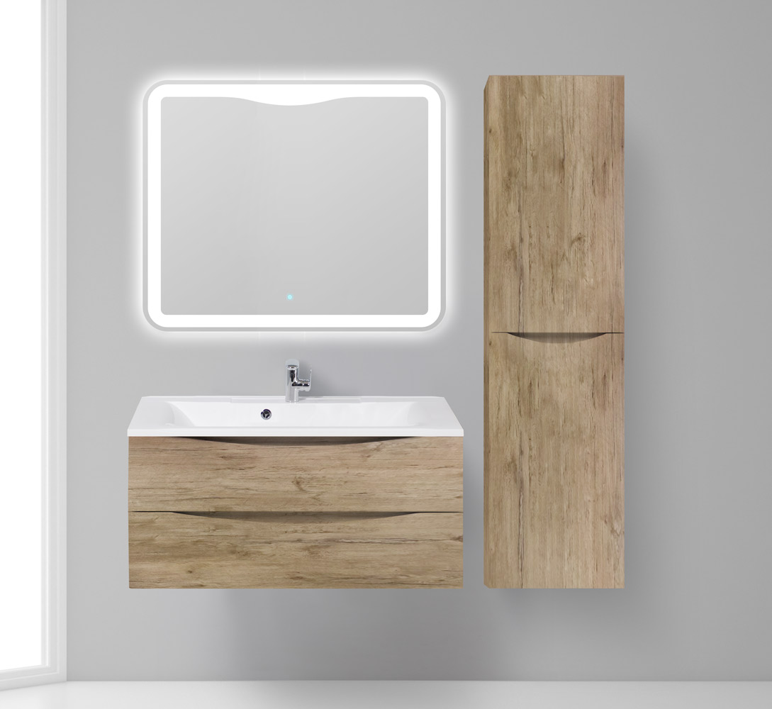 фото Шкаф-пенал подвесной BelBagno FLY-MARINO-1500-2A-SC-RN-P-L 