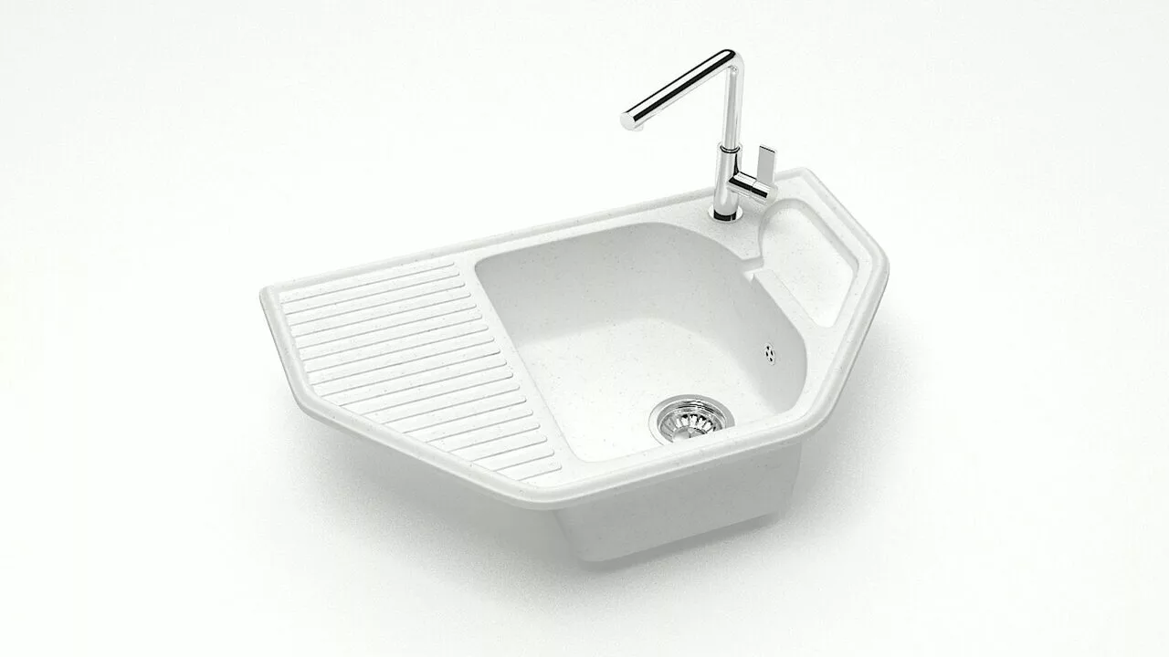 картинка Мойка мраморная Marrbaxx T022Q001 белый лёд 