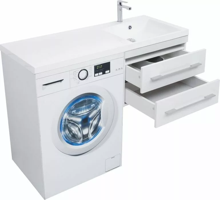 фото Тумба с раковиной Aquanet Нота 120 R белый арт. 00240161 
