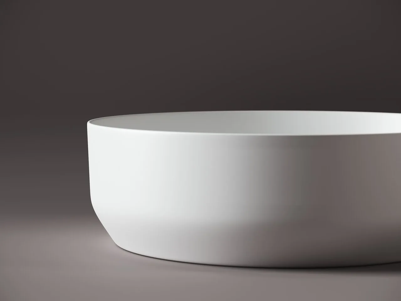 картинка Накладная раковина Ceramicanova Element CN6022MW цвет белый матовый 39х39 см 