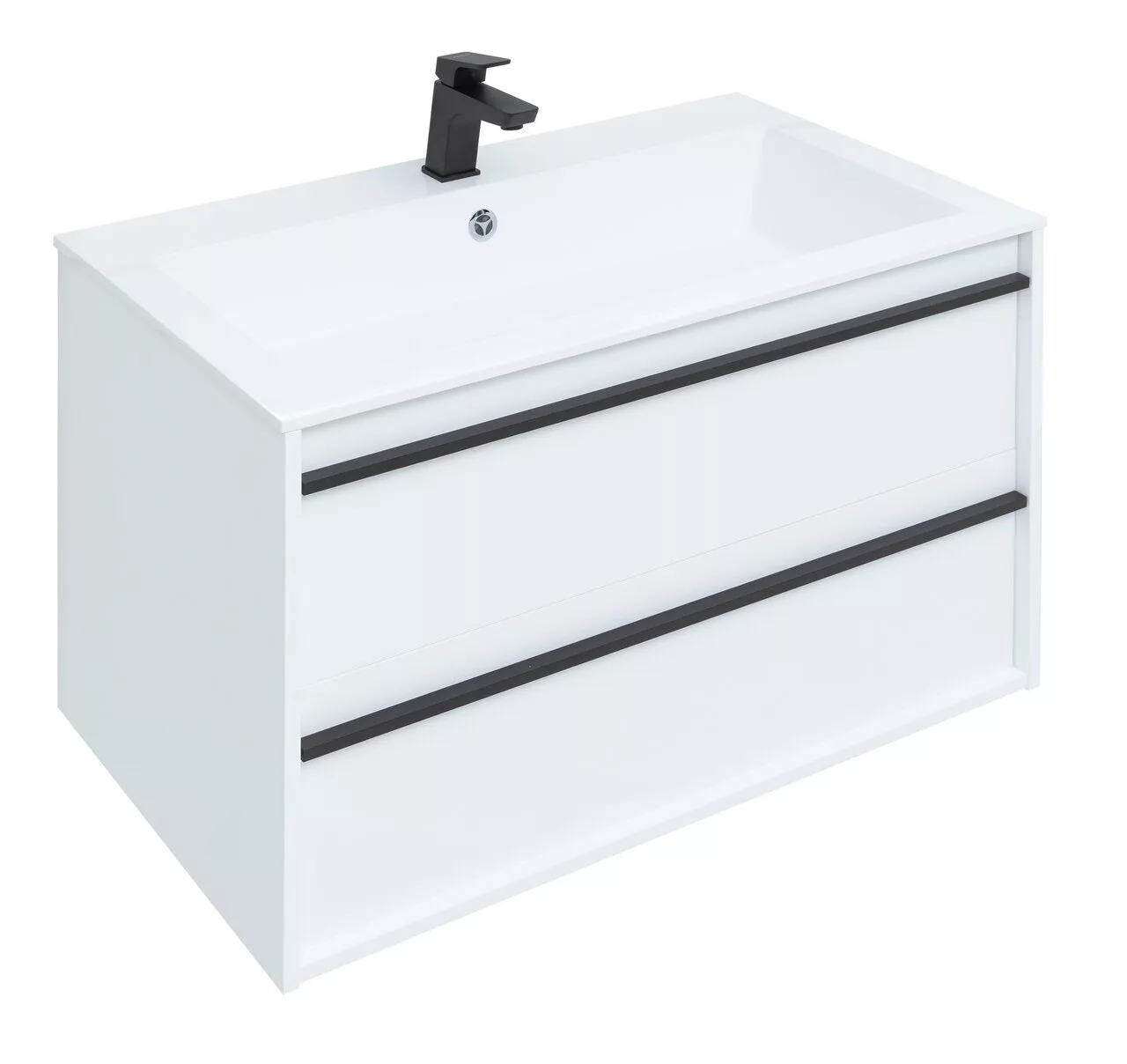 фото Тумба с раковиной Aquanet Lino 90 белый матовый арт. 00271949 