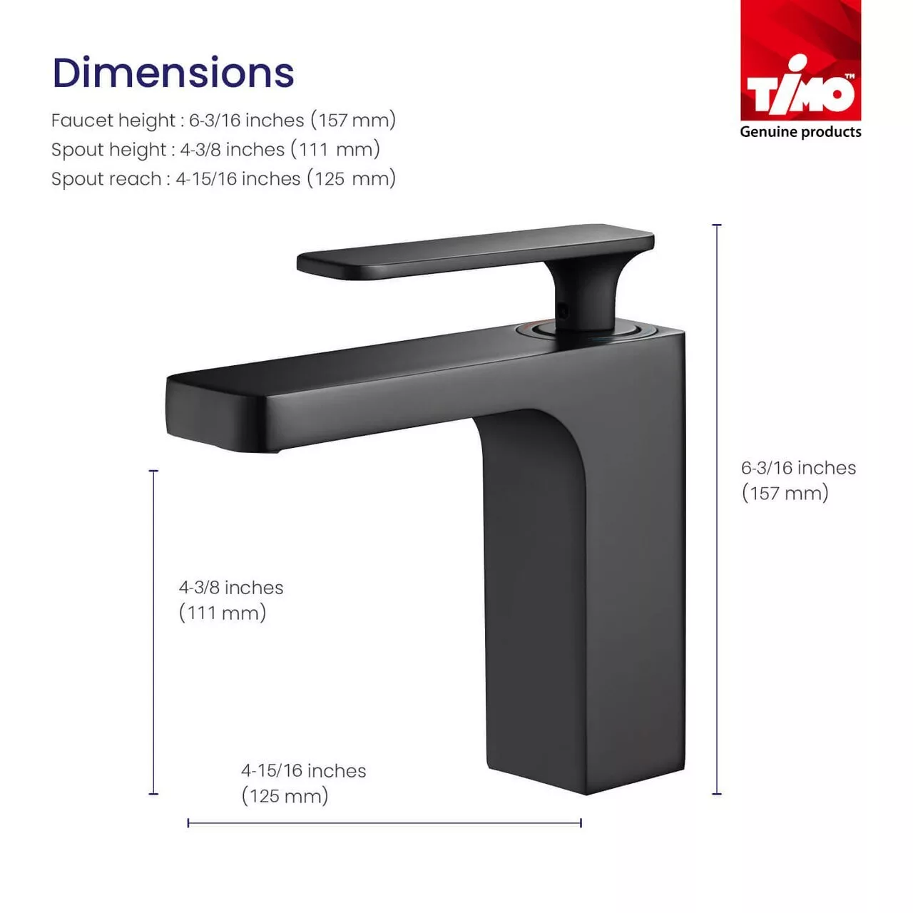 картинка Смеситель для раковины с гигиеническим душем Timo Torne 4360/03G черный 