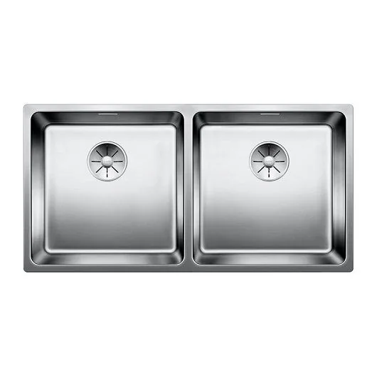 картинка Кухонная мойка Blanco ANDANO 400/400-U нержавеющая сталь 522987 
