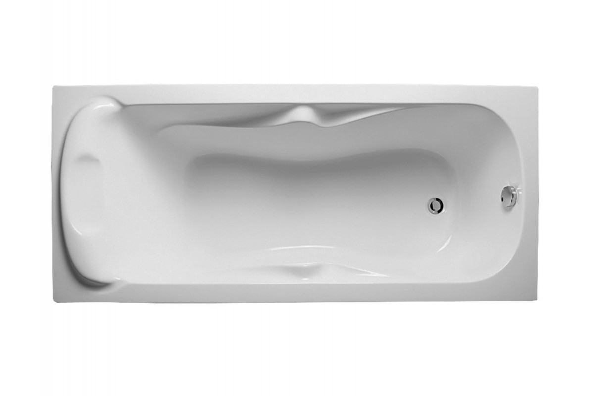 картинка Акриловая ванна Relisan Marina 170x75 с каркасом и слив-переливом 