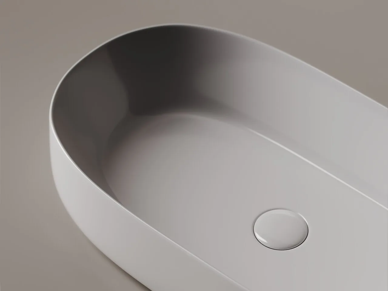 картинка Накладная раковина Ceramicanova Element CN5022 цвет белый 67.5х35 см 