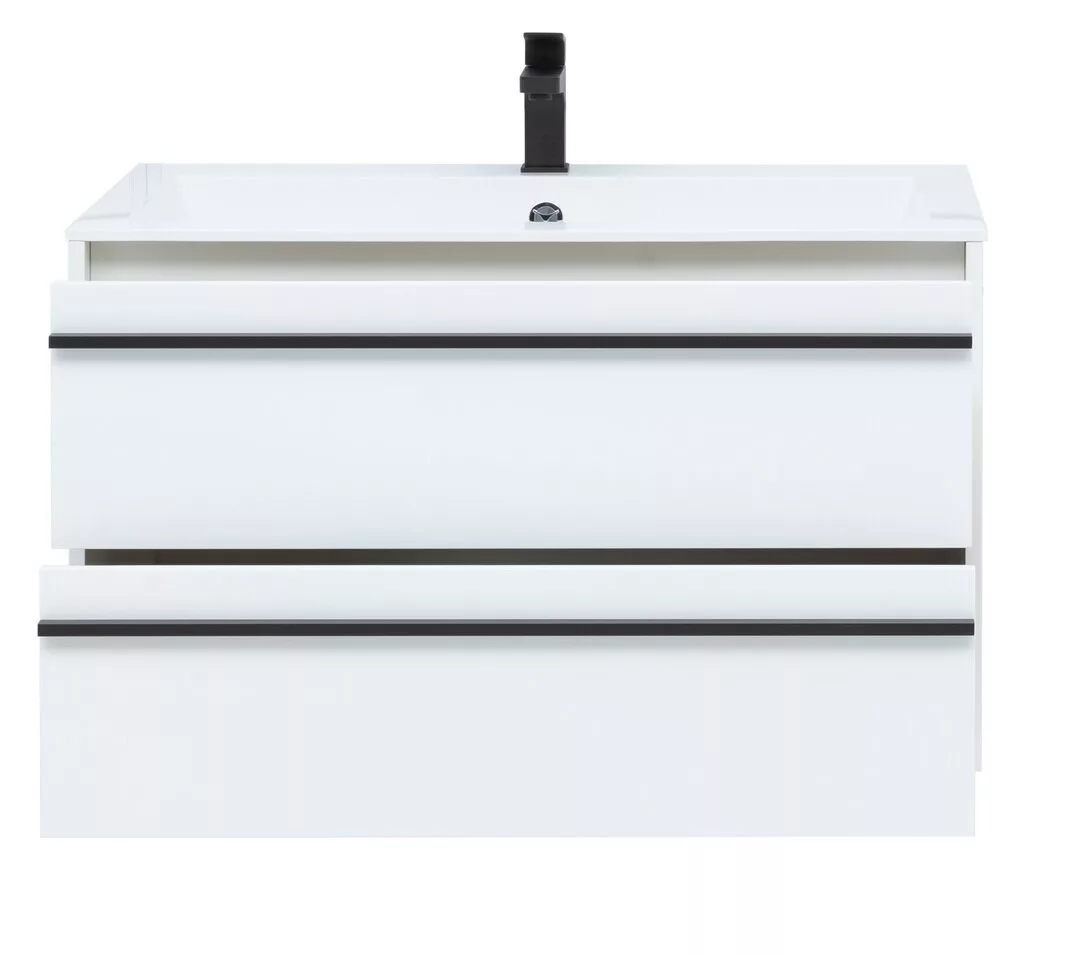 фото Тумба с раковиной Aquanet Lino 90 белый матовый арт. 00271949 