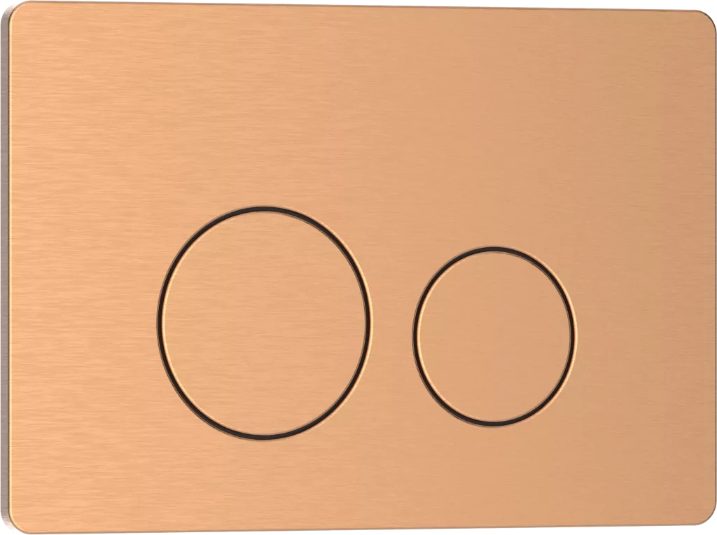 картинка Комплект 3 в 1 IBERICA BLANCA инсталляция с унитазом BURGOS ALTO IB.BRA.231.1B1 клавишей розовое золото матовый INOX-О IB.B081.007.002 