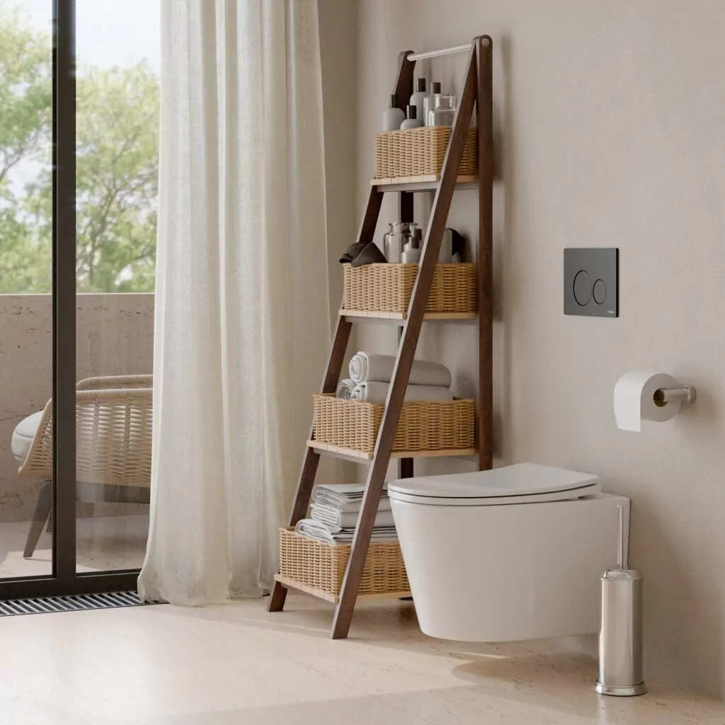 картинка Комплект 3 в 1 IBERICA BLANCA инсталляция с унитазом BURGOS ALTO IB.BRA.234.1B1 клавишей черный матовый INOX-O IB.B081.002.003 