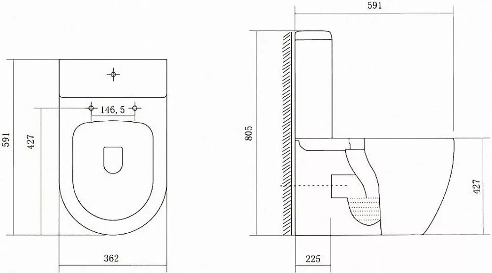 картинка Унитаз-компакт Aquatek Оберон AQ1273S-00 