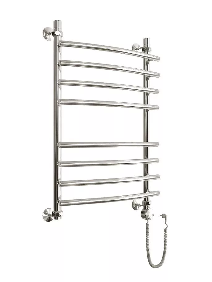 картинка Полотенцесушитель Двин R primo electro 80/50 1"-3/4"-1/2" Электрический ТЭН справа К эл, Полированный (4627085364900) 