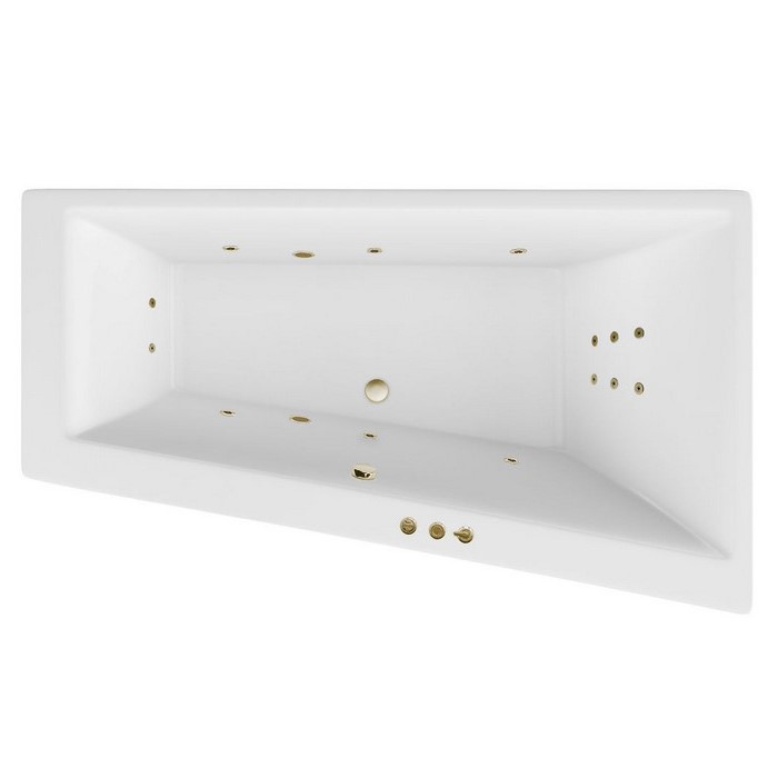 картинка Ванна EXCELLENT Sfera Slim 170x100 правая SMART бронза 