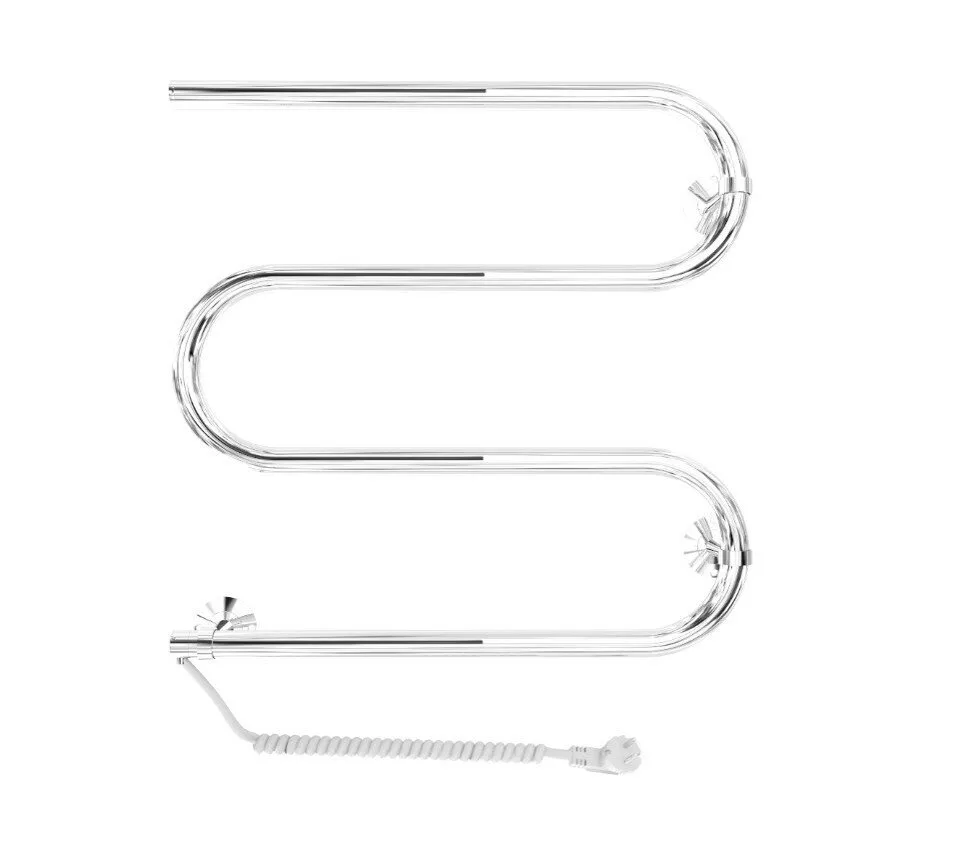 картинка Полотенцесушитель Двин HD M 50/50 3/4" Электрический  К Hitze, Полированный (4627085363699) 