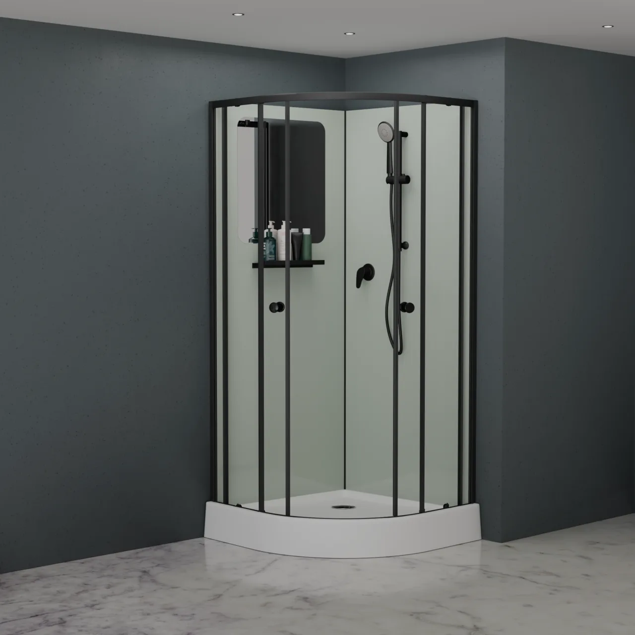 картинка Душевая кабина RGW AN-208-B 90х90х197 