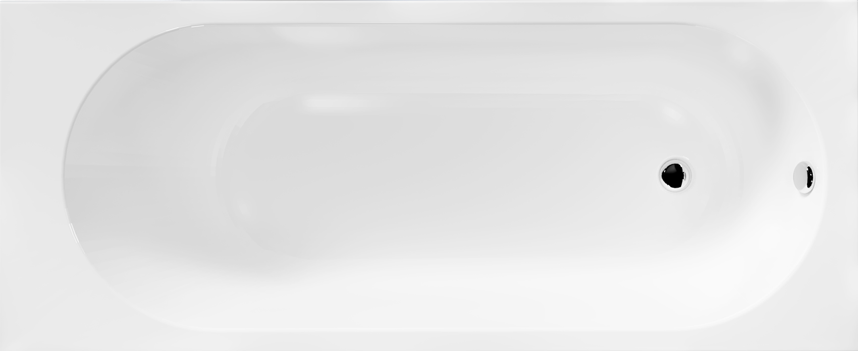 картинка Ванна Marka One ATLAS 170x70 с каркасом и слив-переливом 