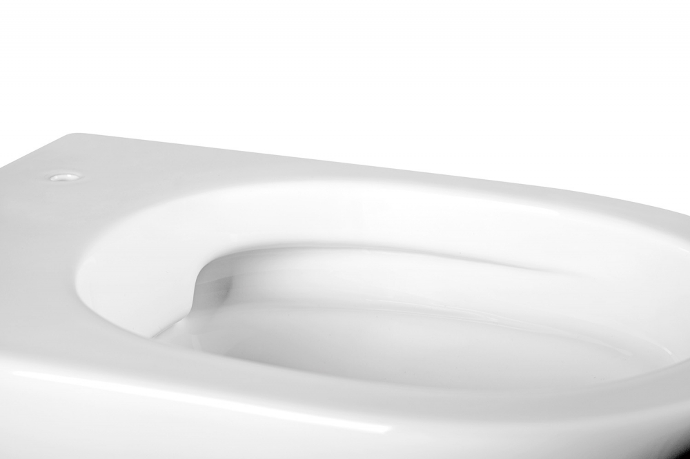 картинка Унитаз подвесной ABBER Bequem AC1103 белый, безободковый 