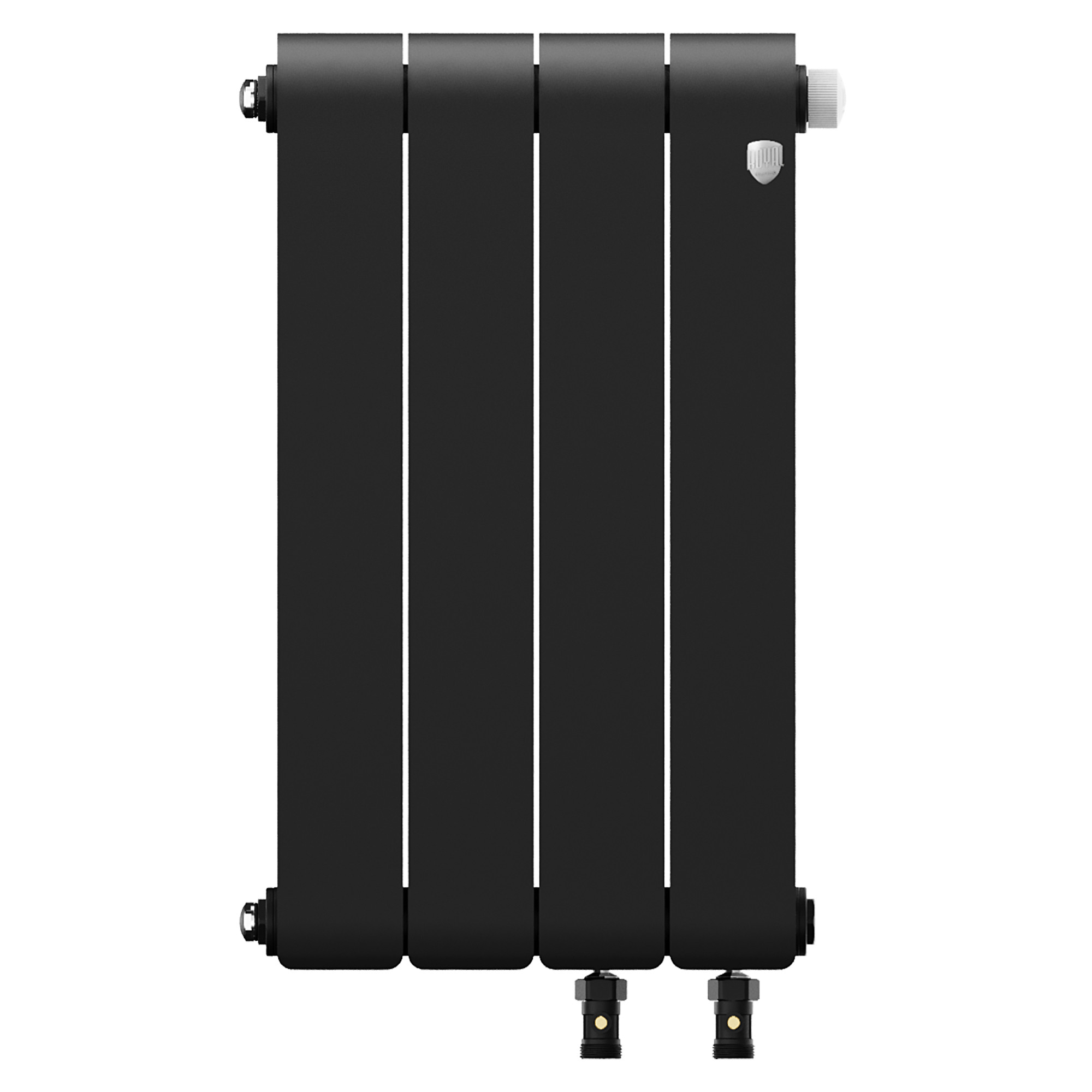 картинка Радиатор биметаллический Royal Thermo Infinity 500 Noir Sable VR80 4 секции 