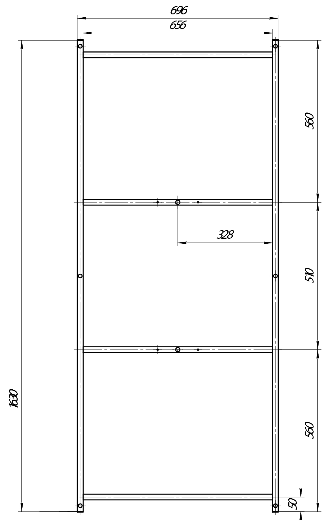 картинка Рама сварная Marka One ПУ 170х75