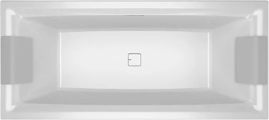 картинка Акриловая ванна Riho Still Square 180x80 два подголовника 