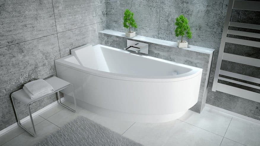 картинка Акриловая ванна Besco Praktika 140x70 P с каркасом KMB14075 