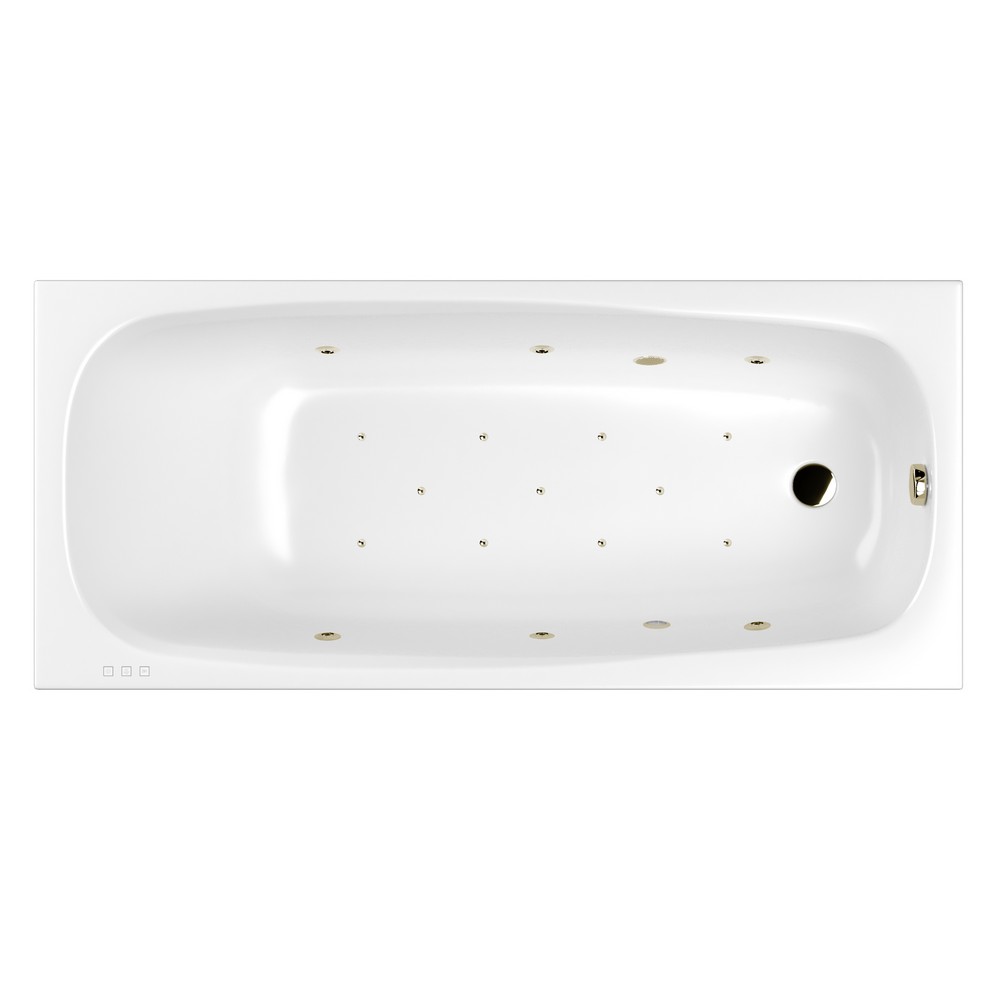 картинка Ванна WHITECROSS Layla Slim 180x80 RELAX бронза 