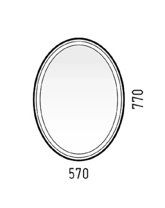 фото Зеркало LED Corozo Капелла 57х77, сенсор 