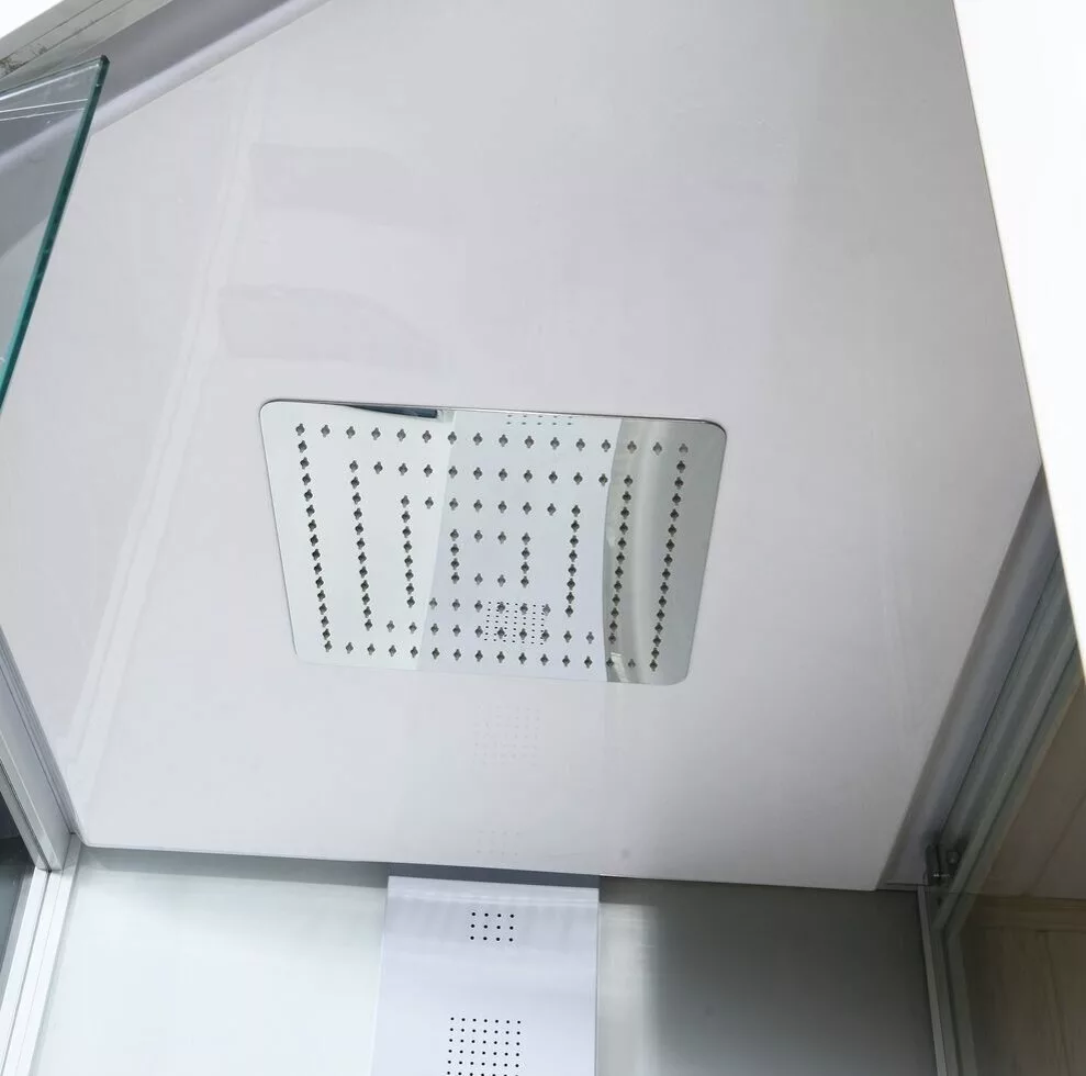 картинка Душевая кабина Orans Diamond SR-89103RS-white с финской сауной и баней левая белая 