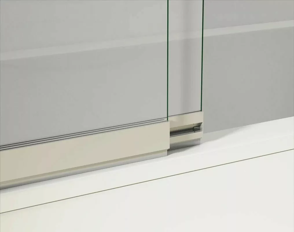 картинка Душевая шторка на ванну Vincea VSB-1E100CLB, 1000*1450, матовый черный, стекло прозрачное 