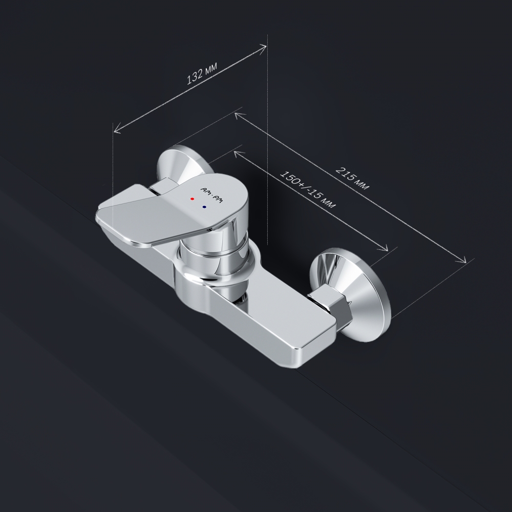 картинка Смеситель для душа AM.PM X-Joy F85A20000 