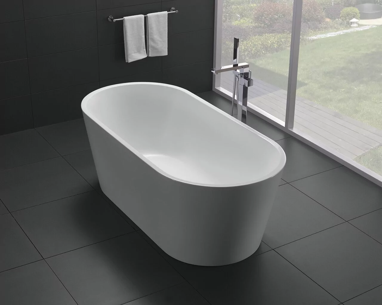 картинка Акриловая ванна без перелива BelBagno BB71-1700-W0 1700x800x600 