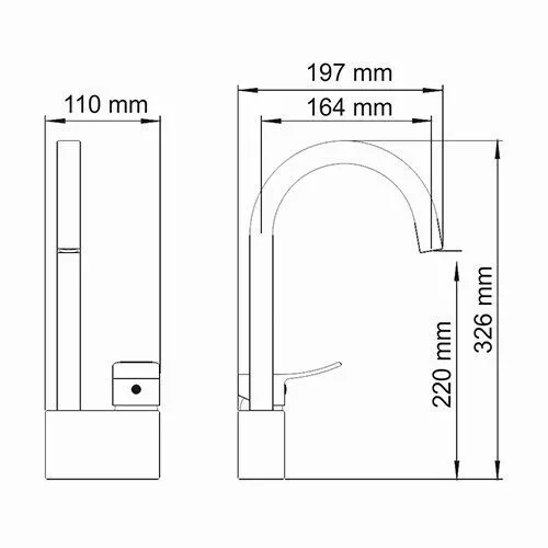 картинка Смеситель для кухни WasserKRAFT Aller 1067WHITE 