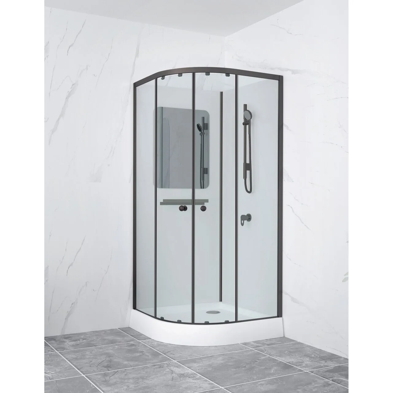 картинка Душевая кабина RGW AN-208-B 90х90х197 