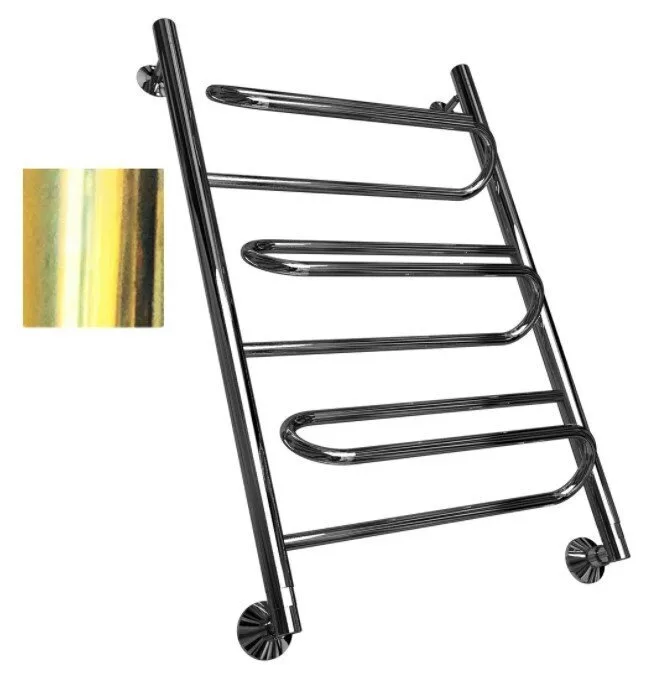 картинка Полотенцесушитель Двин W  60/50 1"-1/2" Универсальный К3, Золотой хром (4627085945468) 