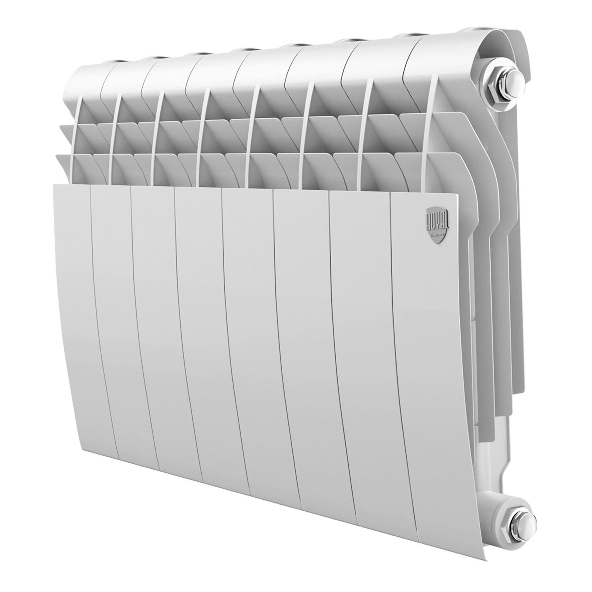 картинка Радиатор биметаллический Royal Thermo BILINER B 350 Белый 8 секций 