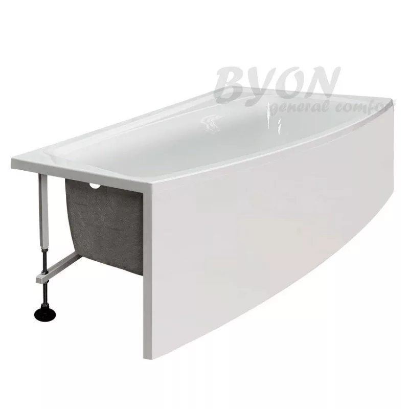 картинка Акриловая ванна BYON DELLA 170х95х60 R c каркасом 