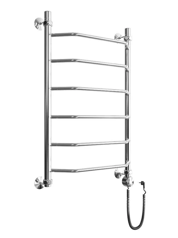 картинка Полотенцесушитель Двин E electro 80/50 1"-1/2" Электрический ТЭН справа К эл, Полированный (4627085910299) 