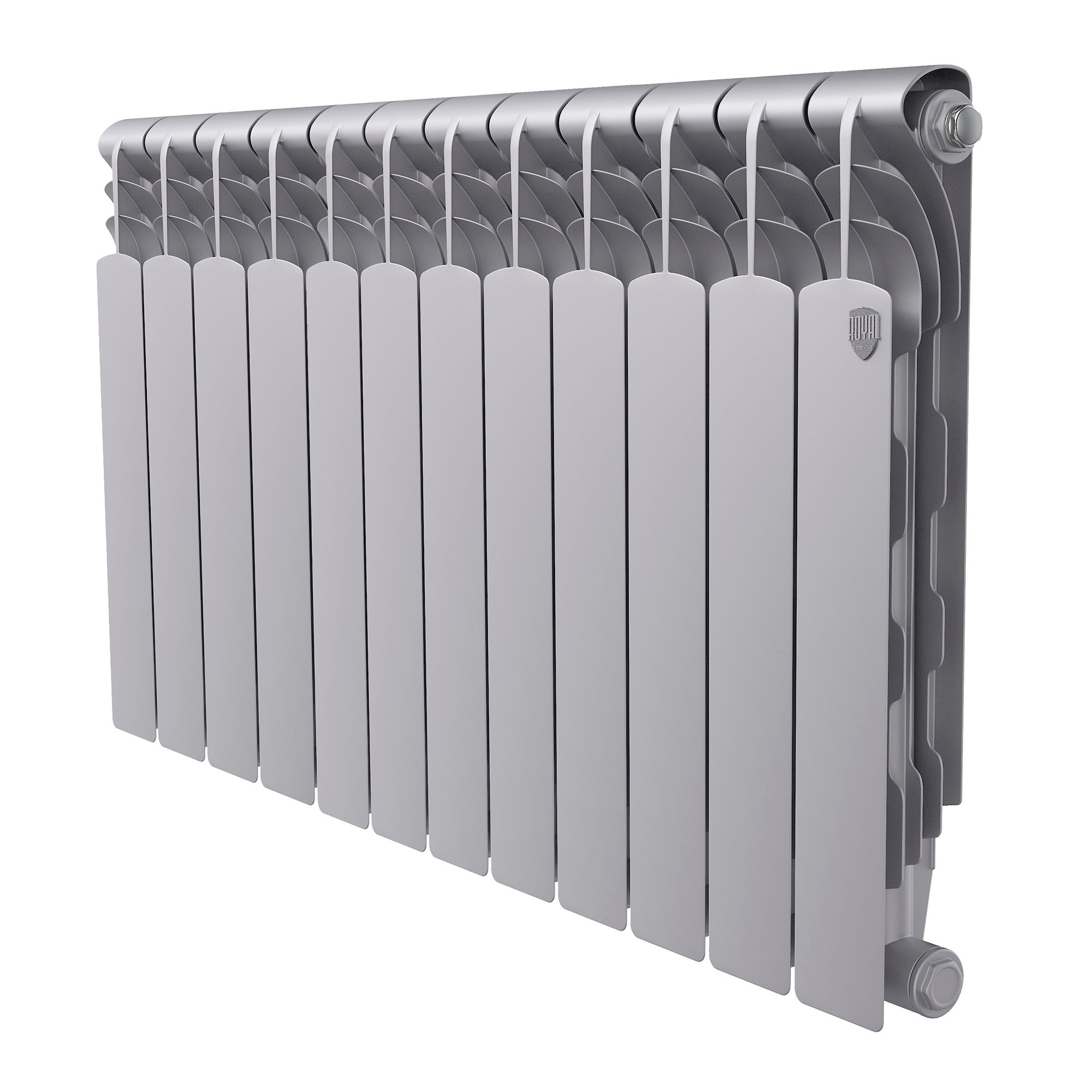 картинка Радиатор биметаллический Royal Thermo Revolution B 500 Серебристый 12 секции 