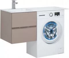 фото Тумба с раковиной Aquanet Алвита 120 L капучино арт. 00243775 