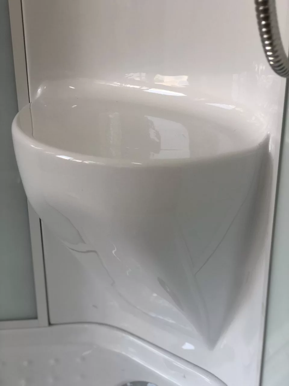 картинка Душевая кабина Royal Bath 90HP6-WT-CH (белое/прозрачное) 90x90x217 