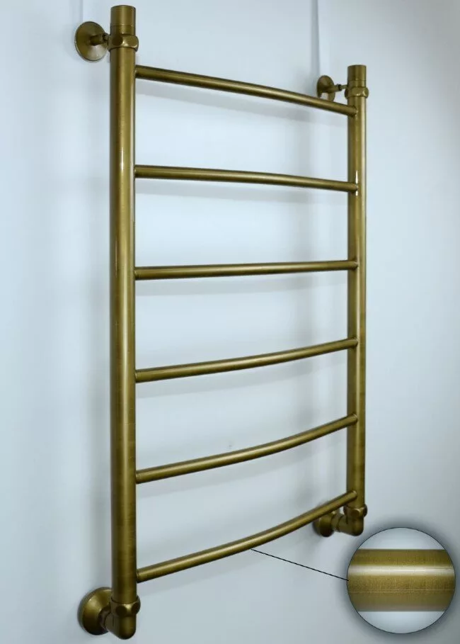 картинка Полотенцесушитель Двин R 100/60 1"-1/2" Универсальный К3, Состаренная бронза (4627090955131) 