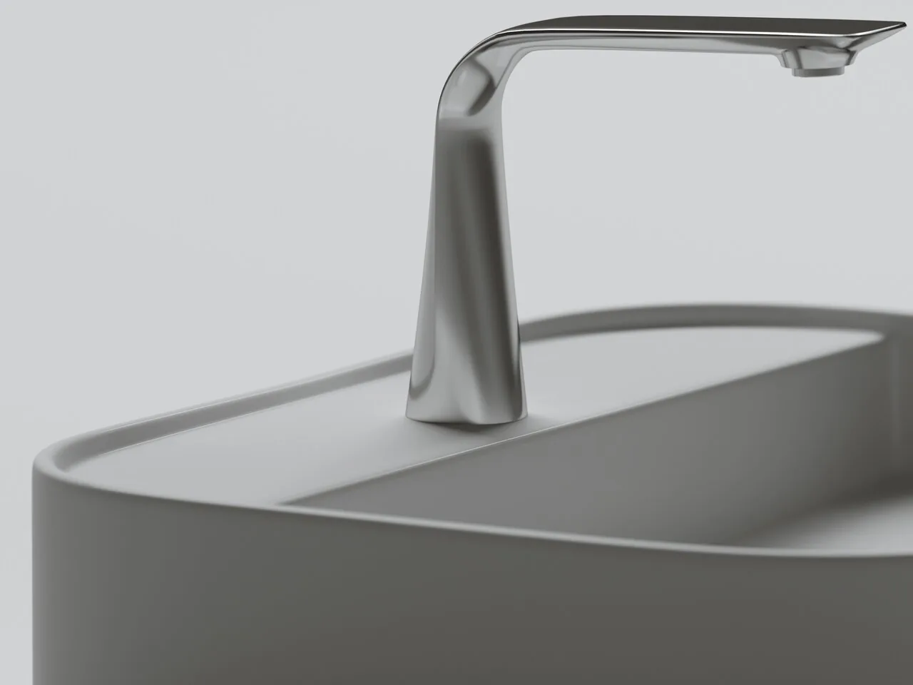 картинка Накладная раковина Ceramicanova Element CN6034 цвет белый 55х45 см 