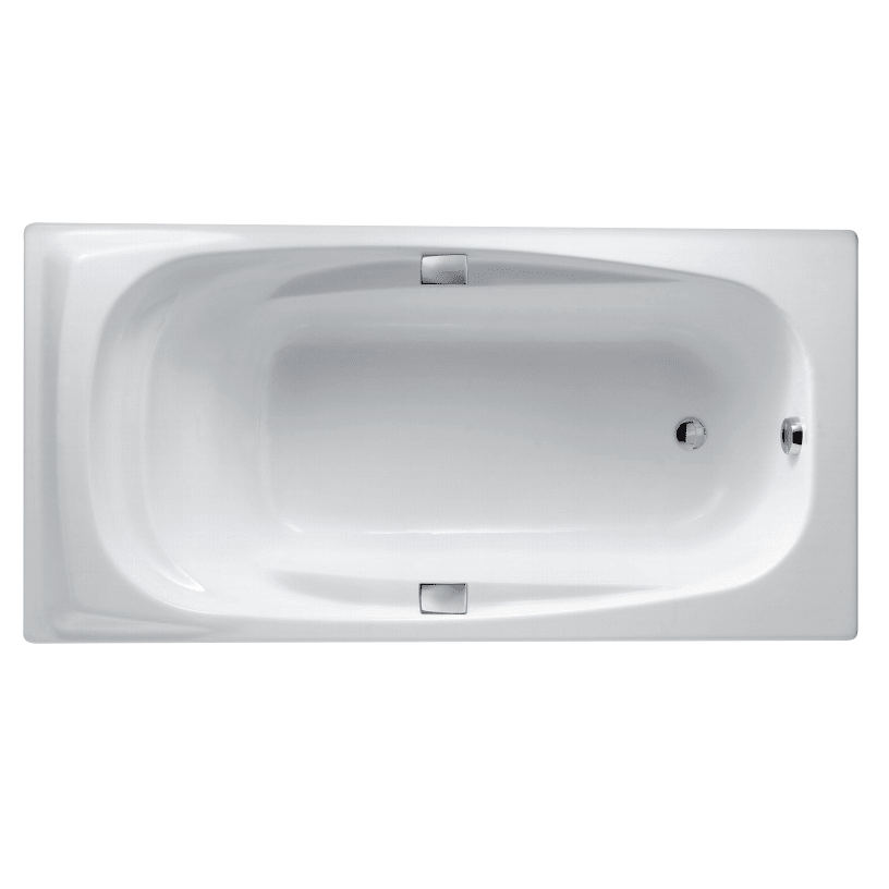 картинка Чугунная ванна Jacob Delafon Super Repos 180x90 с ручками, ножками E4113-NF и слив-переливом 6D159-CP P хром 