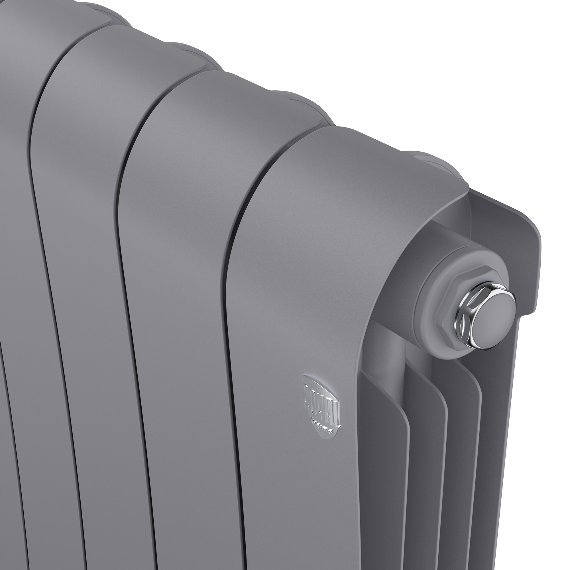 картинка Радиатор биметаллический Royal Thermo Infinity 500 Silver Satin 10 секций 