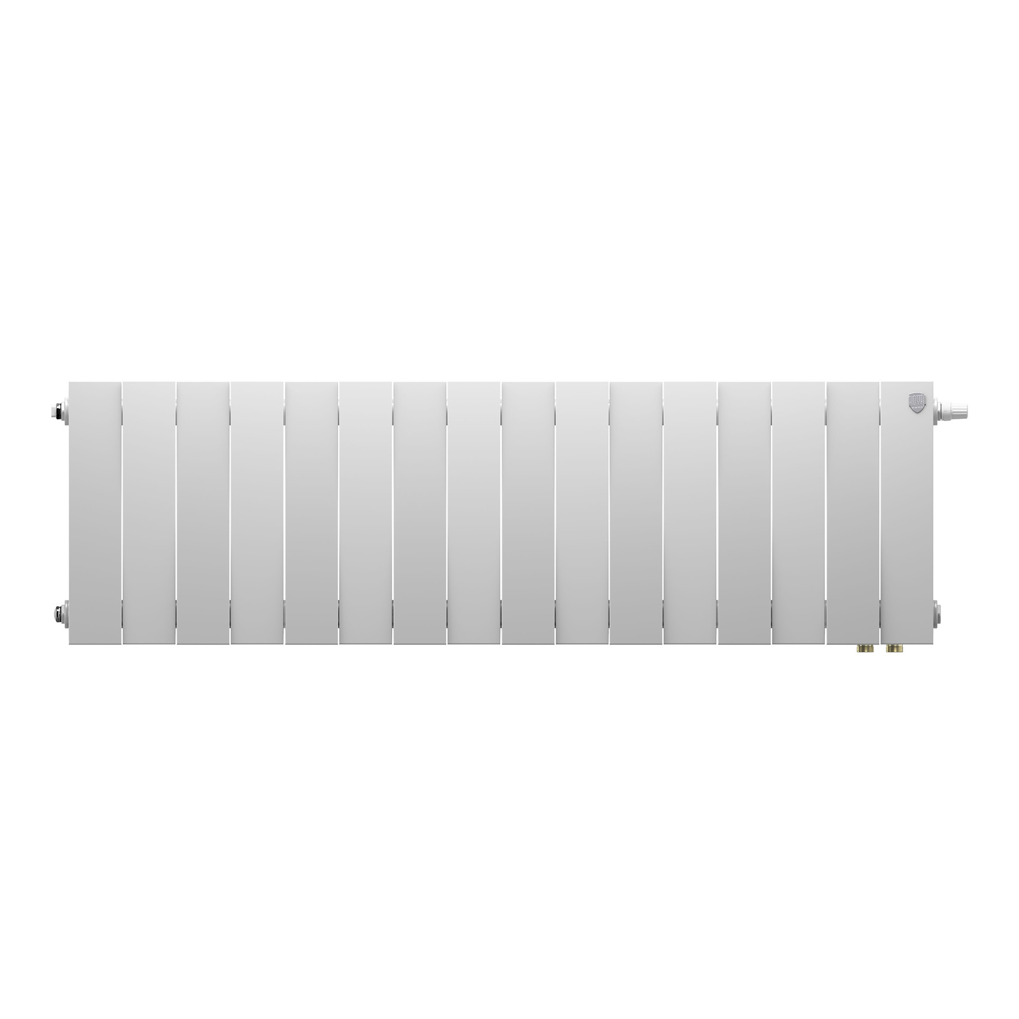 картинка Радиатор биметаллический Royal Thermo PianoForte 300 Белый VR80 16 секций 