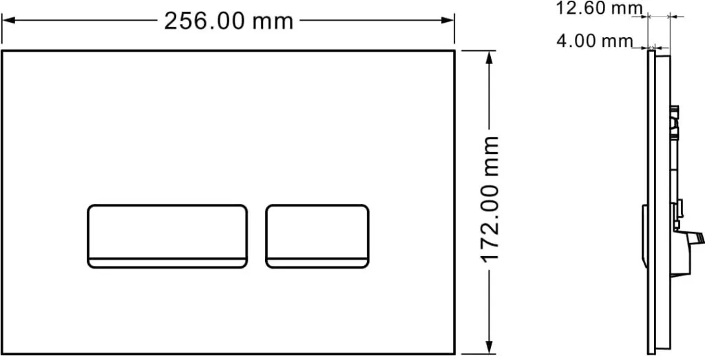 картинка Комплект 3 в 1 IBERICA BLANCA инсталляция с унитазом BURGOS ALTO IB.BRA.231.1B1 клавишей черная глянцевая стекло CRYSTAL-R IB.B022.001.001 