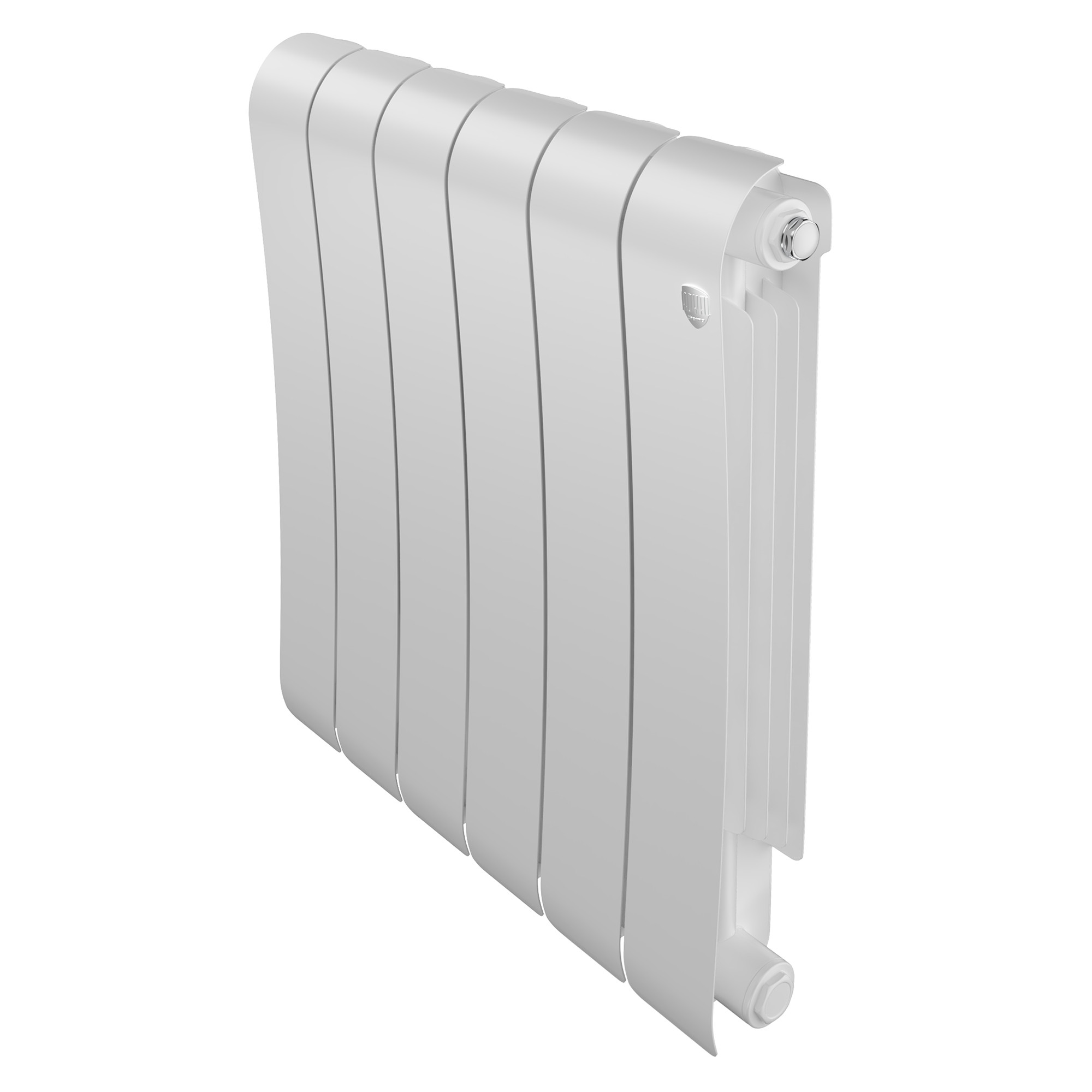картинка Радиатор биметаллический Royal Thermo Infinity 500 Bianco Traffico 6 секций 