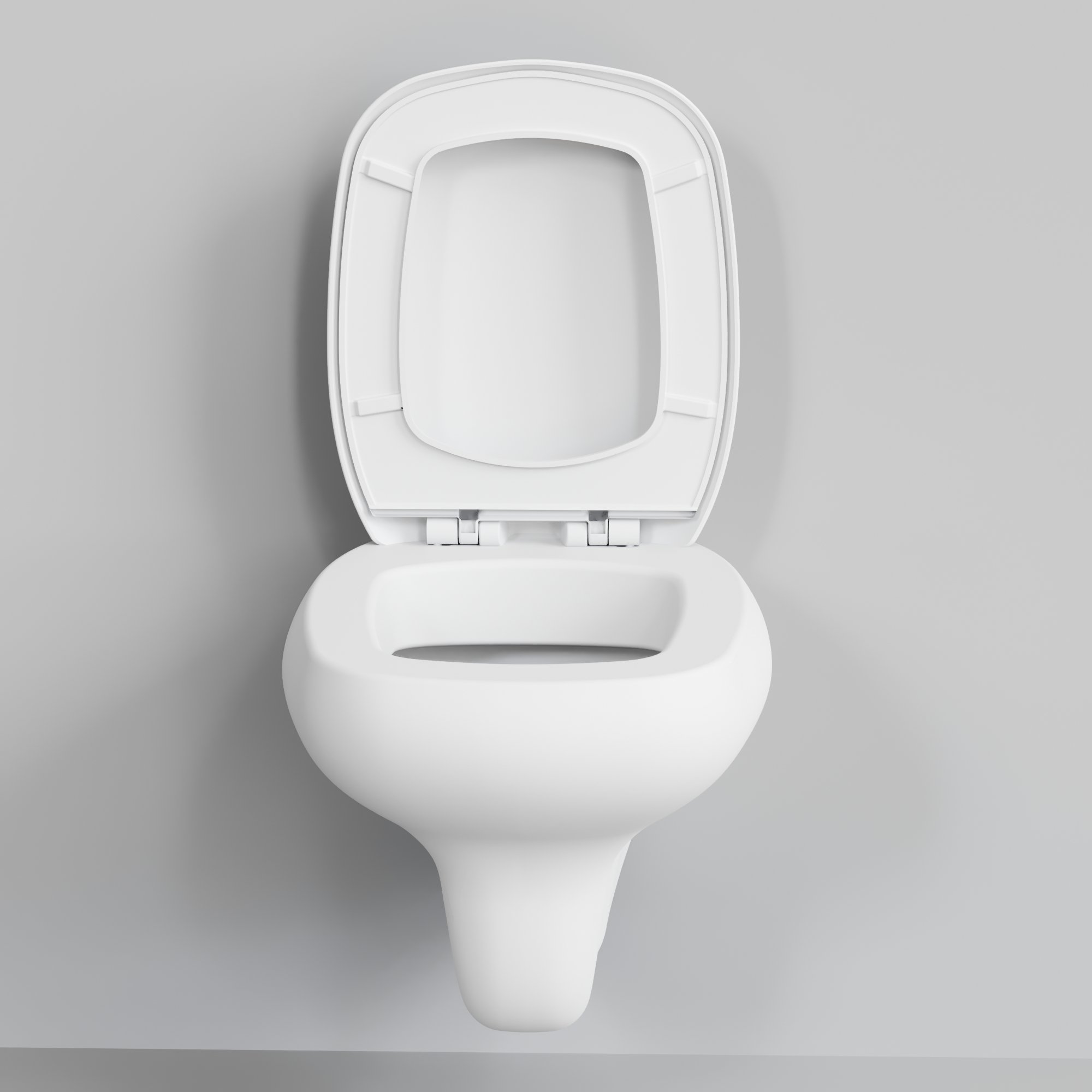 картинка Унитаз подвесной Ambassador Diamond 123T20101R матовый белый с толстой крышкой 