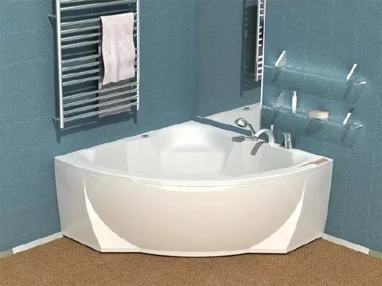 картинка Акриловая ванна Акватек Поларис – 2 вклеенный каркас 