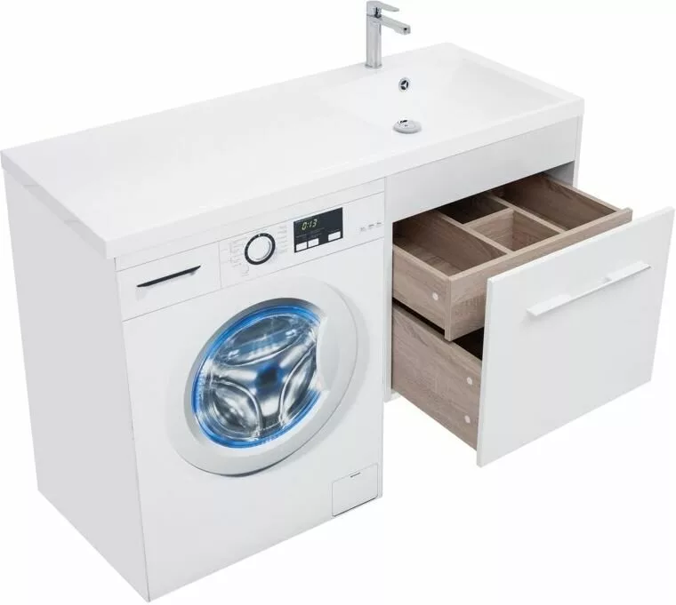 фото Тумба с раковиной Aquanet Августа 120 R белый арт. 00239782 